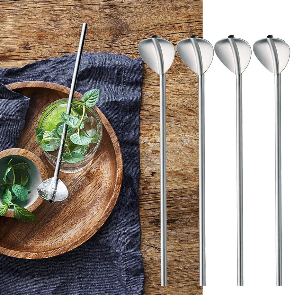 Spoon Straws Metal