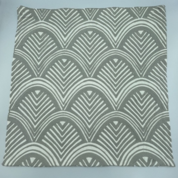 Side Zipper Simple Pattern Sofa Cushion Cover