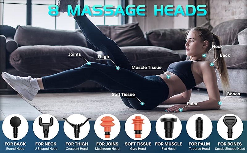 sport massage gun massage head