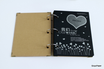 Black Paper Children Students' Paper Book Frame Album Alumni Book