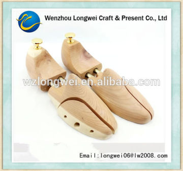 luxury natural line cedar wooden shoe tree