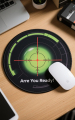 Stylish Round Mouse Pad for Desk Organization