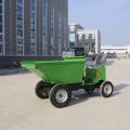 Wheeled dump truck material carrier