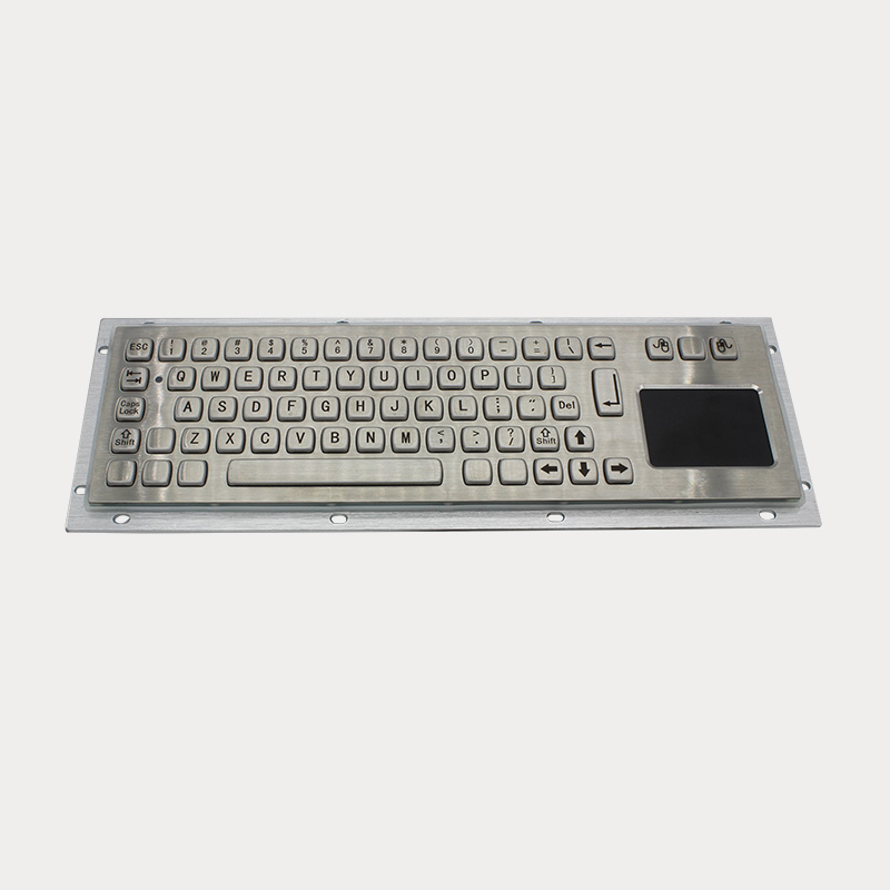 لوحة مفاتيح معدنية مع لوحة اللمس لتطبيق كشك