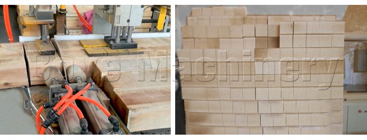 compressed sawdust block machine sawdust block making press machine wood pallet lumber cutting machine