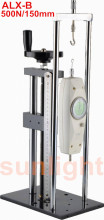 Manual Spiral Test Stand Force Test Support 500N Analog Scale Gauge ALX-B