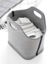 felt laundry basket with tote