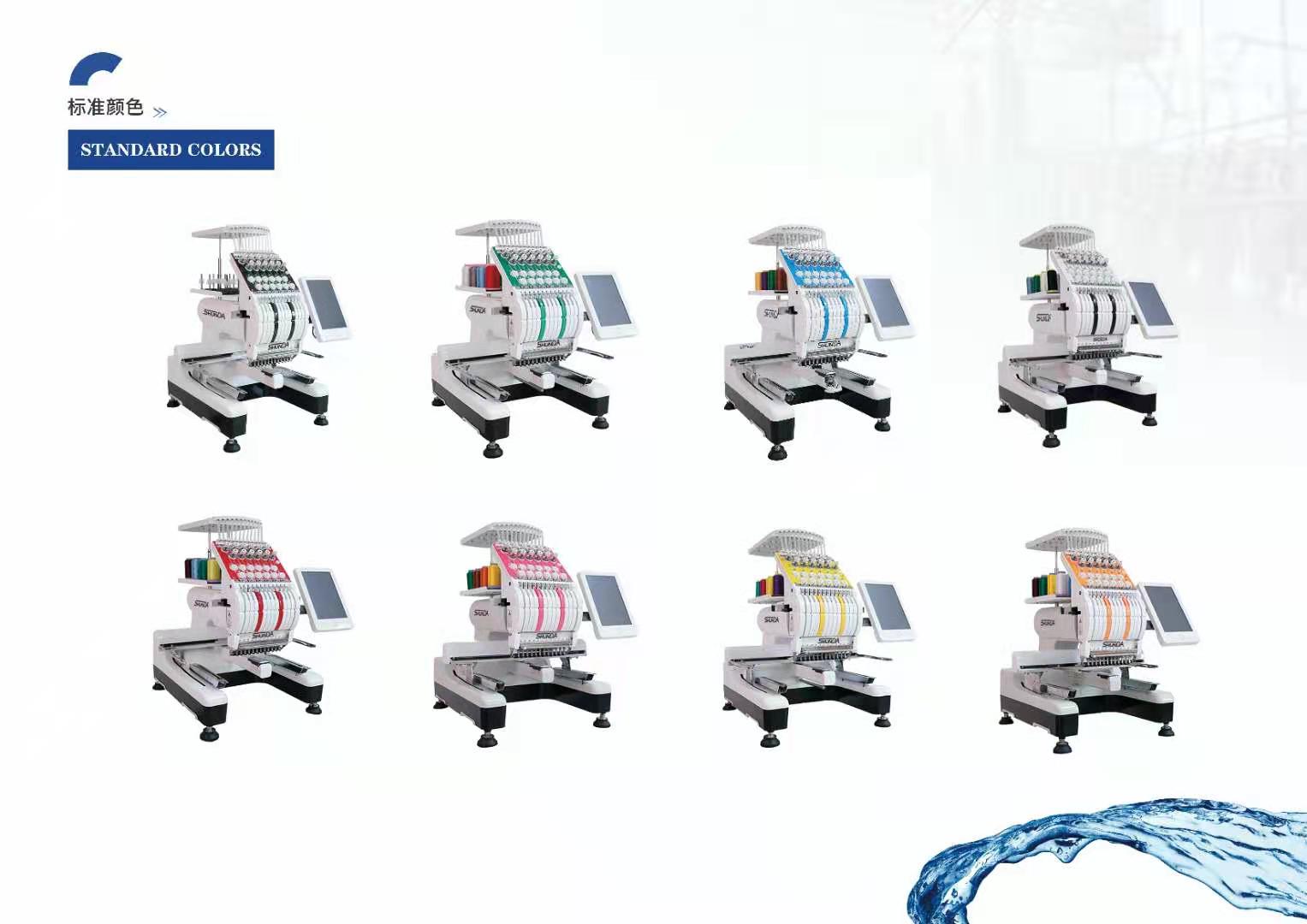 designer tshirt single head embroidery machine for garment