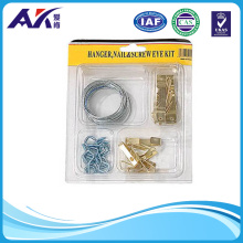 PVC Blister Picture Frame Hanging System Assortment