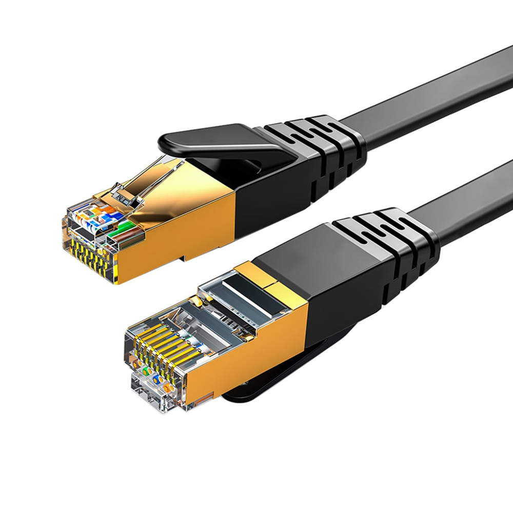 Flat Ethernet Cable Cat7 10Gbps High-Speed RJ45