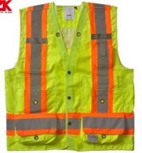 Low price yellow warning vests