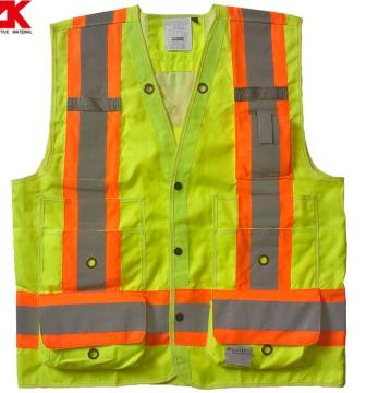 Low price yellow warning vests