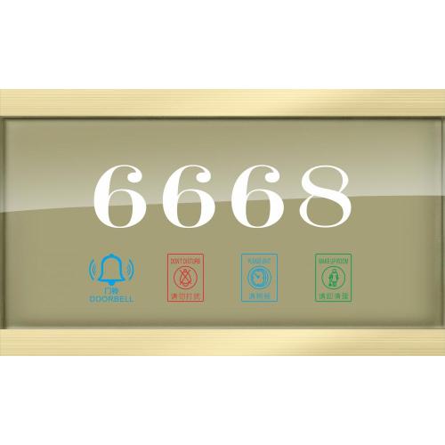 Touch Screen Remote Doorplate System per Hotel