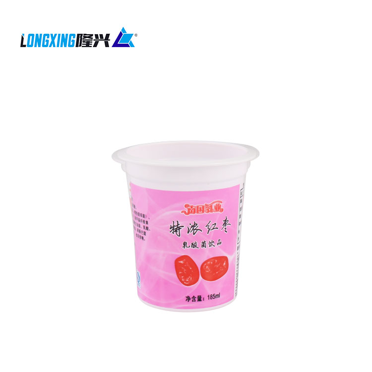 150 ml 5 oz disposable plastic PP yogurt cup with logo printing