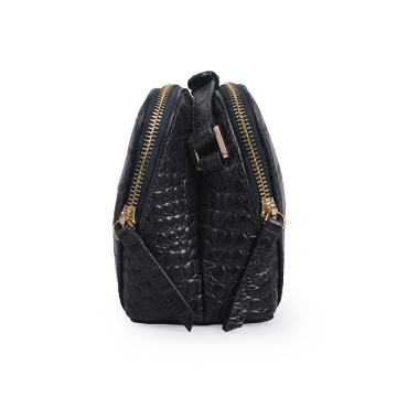 Double Zippers Crocodile Bags Borsa a tracolla Single Strap