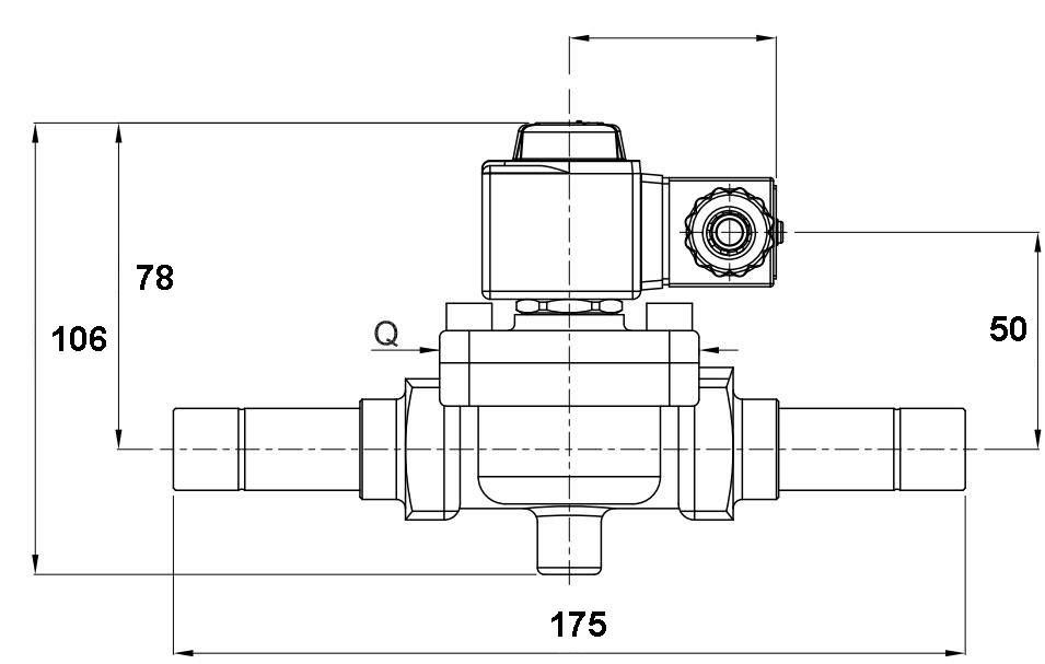 3/4'' 1098/6 Castel Type Solenoid Valve For Refrigeration