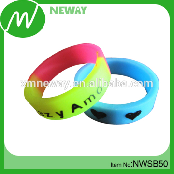 Embossed Silicone Rubber Finger Wedding Ring