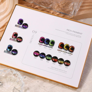 Double Light Wave Cat Eye Gel Polish - Long Lasting UV Gel for Stunning Nails