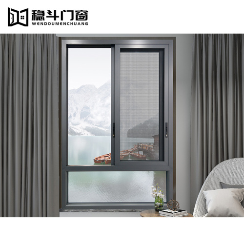 Aluminium Double Glass Sliding Sash Windows