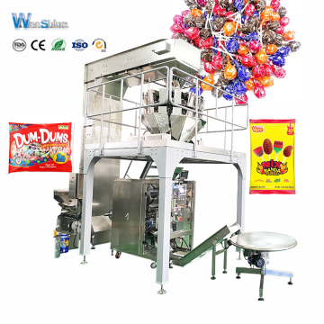 Lollipop Gummies Sweet Candy Automatic Packing Machine