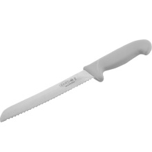 Stainless Steel Bread Knife With Rubber Handle