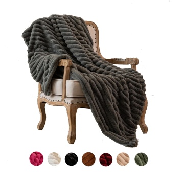 Cozy Luxury Blankets: Plush Faux Fur, Mink Styles for Winter Bedding