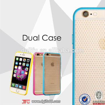 tpu+pc hard case for iphone 6,wholesale for iphone 6 case ,for iphone 6 cell phone case