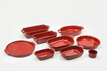 Stoneware bakeware set - Red