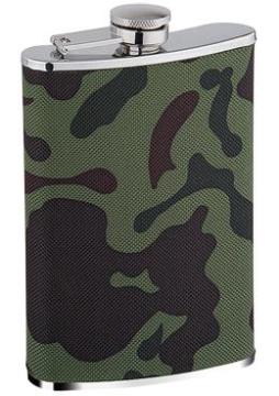 Leather-covered Hip Flask