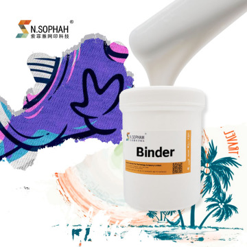 High Fastness Textile Printing Binder Ink Rubber Paste for Screen Printing