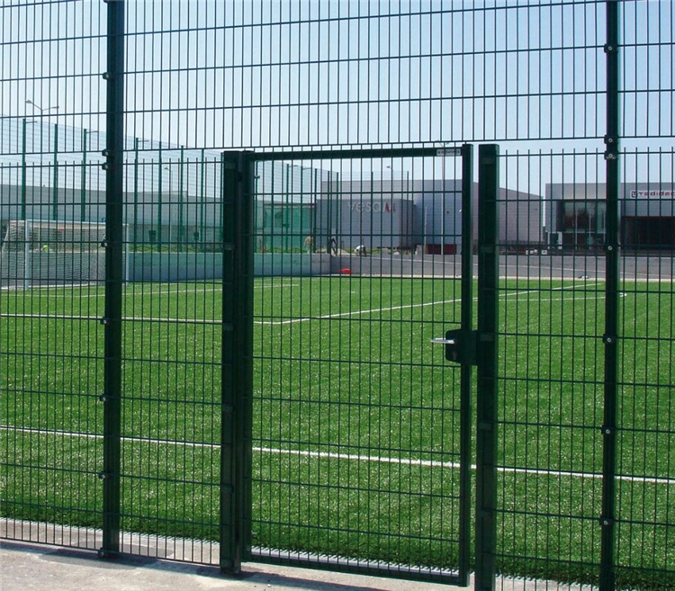 welded steel wire mesh fence swing gate