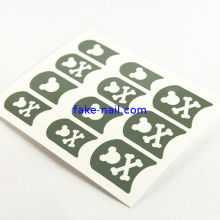 Grey Halloween Printing Nail Art Stencils Full Cover Type