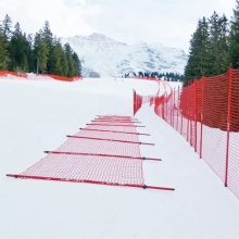 Plastic Ski Safety Net for Resort Security