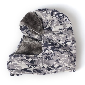military camouflage winter hat