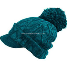 Promoção Inverno personalizado tricotar bobble chapéu pom
