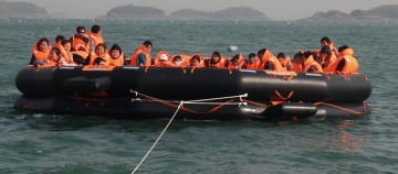 Open Reversible Inflatable Liferaft