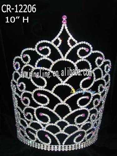 Big special design tiara pageant crown