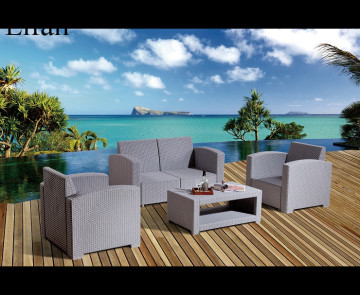 Unique Design Sectionl Rattan Garden Furniture Sofa