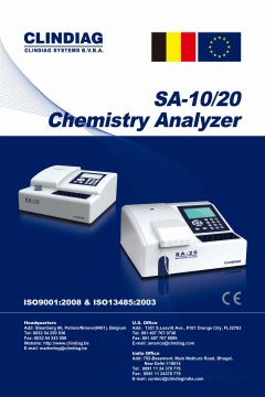 semi-automatic biochemistry analyzer