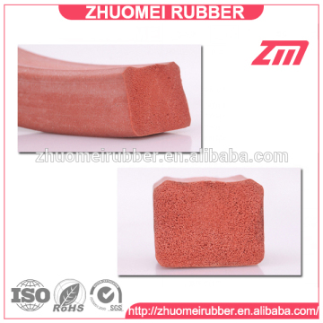 waterproof square silicone rubber sealing cord