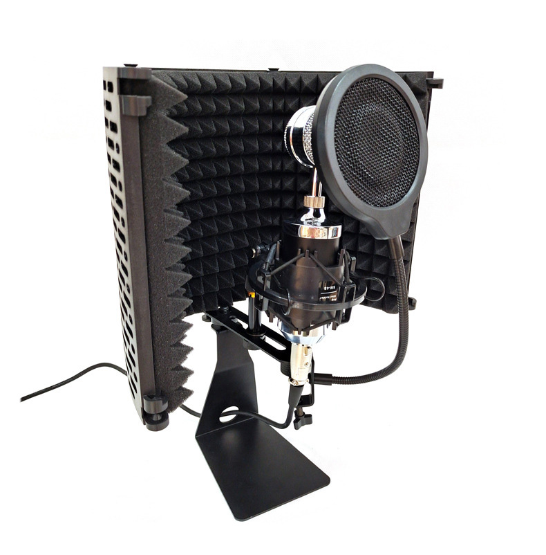 Adjustable Mini Mic Desktop Stand For Recording Condenser Broadcasting Microphone