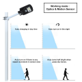 Luz de rua solar LED integrada