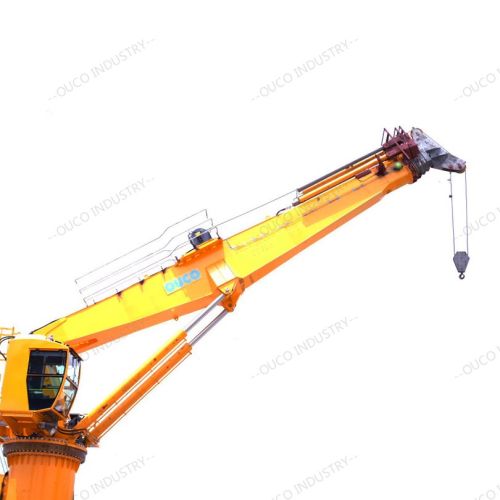 Crane Deck Crane 8t Telescopic Boom Crane 26m Boom ความยาว