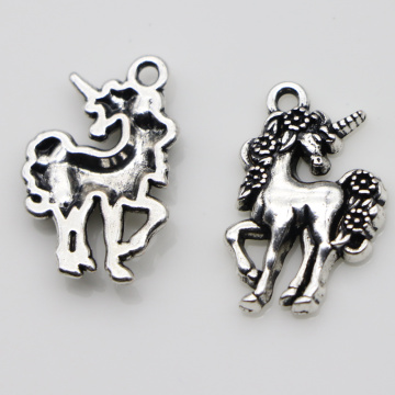 Cartoon Paard Legering Charms Dier Eenhoorn DIY Hangers Sleutelhanger Ornament Handgemaakte Sieraden Supply