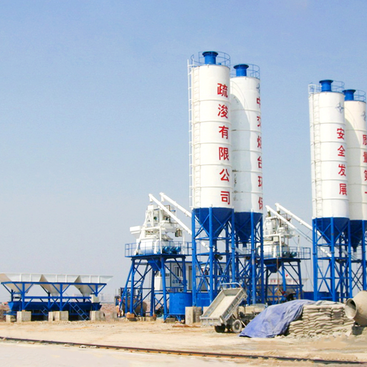 Uzbekistan precast ready mixed 35m3 concrete batching plant