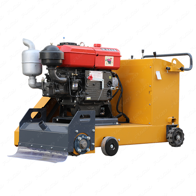 Walk-behind gasoline type small concrete road milling machine milling width 500mm