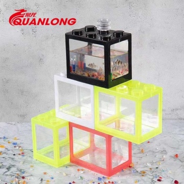 Quanlong Cheap Mini Acrylic Fish Tank Aquarium
