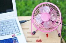 Electric 5v, 2.5w Metal Table Usb Fan For Laptop And Desktop Computer Or Household Fan