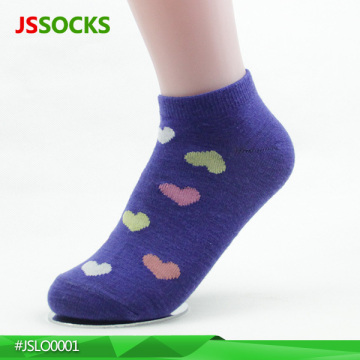 girls ankle socks cotton socks with hearts