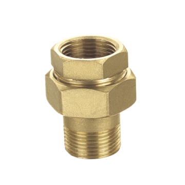 Brass MxF straight union H859A
